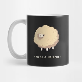 i need a haircut! overgrown sheep Mug